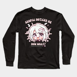 Senpai Noticed Cute Design Long Sleeve T-Shirt